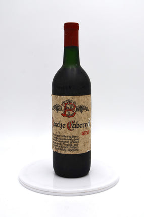 1970 Beaulieu Vineyard Cabernet Sauvignon, Bosche Vineyard, Napa Valley