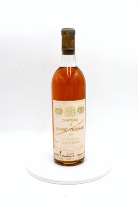 1964 Chateau de Rayne Vigneau, Sauternes
