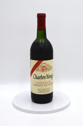 1978 Charles Krug Cabernet Sauvignon, Vintage Selection, Napa Valley