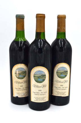 1980 William Hill Cabernet Sauvignon, Mt. Veeder, Napa Valley