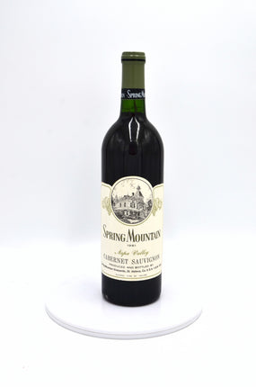 1981 Spring Mountain Vineyards Cabernet Sauvignon, Napa Valley
