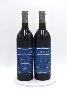1982 Burgess Cellars Napa Valley Port, Tenth Anniversary (1972-1982), Napa Valley