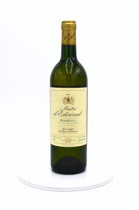 1987 Maitre d'Estournel Blanc, Bordeaux Blanc