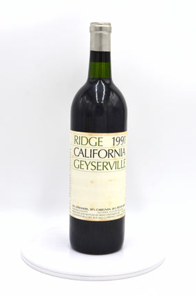 1991 Ridge Vineyards Red, Geyserville, Sonoma County