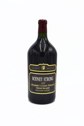1992 Rodney Strong Cabernet Sauvignon, Alexander's Crown Vineyard, Alexander Valley, Northern Sonoma (double-magnum)