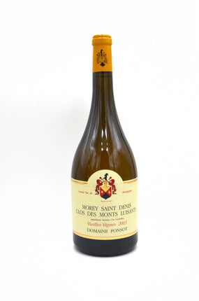 2003 Domaine Ponsot Morey Saint Denis Blanc, Clos des Monts Luisants, Vieilles Vignes, Premier Cru (magnum)