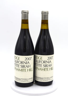 2007 Ridge Vineyards Petite Sirah, Dynamite Hill, York Creek Vineyard, Spring Mountain District, Napa Valley