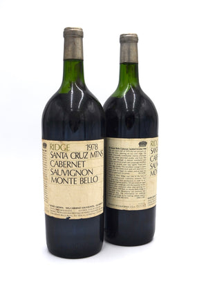1978 Ridge Vineyards Cabernet Sauvignon, Monte Bello, Santa Cruz Mountains (magnum)
