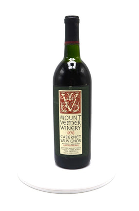 1978 Mount Veeder Winery Cabernet Sauvignon, Bernstein Vineyards, Napa Valley