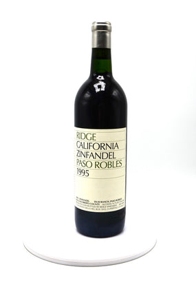 1995 Ridge Vineyards Zinfandel, Dusi Ranch, Paso Robles, San Luis Obispo County