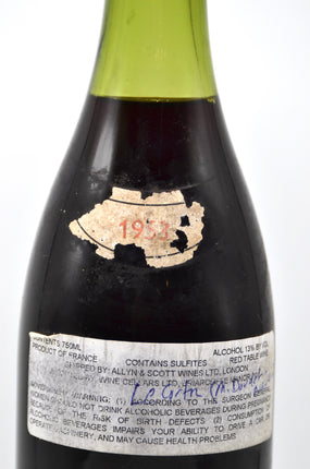 1953 Domaine M. Doudet-Naudin Le Corton, Grand Cru