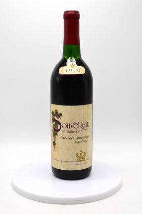 1970 Souverain Cabernet Sauvignon, Rutherford, Napa Valley
