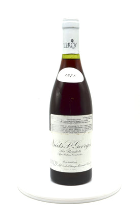 1971 Maison Leroy Nuits St. Georges, Les Boudots, Premier Cru