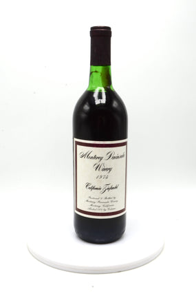 1974 Monterey Peninsula Winery Zinfandel, Monterey County