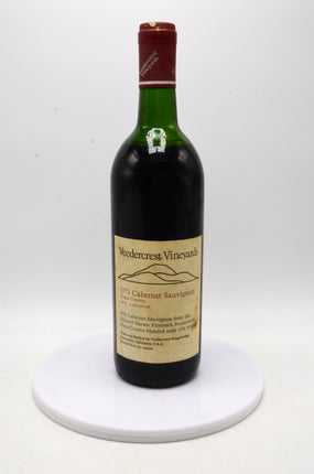 1975 Veedercrest Cabernet Sauvignon, Richard Shown Vineyard, Lot 11, Cask Lim-59, Napa County
