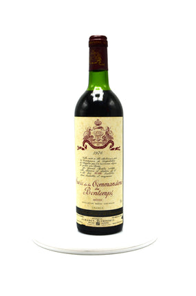 1976 Château Cuvee de la Commanderie du Bontemps, Medoc