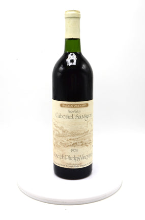 1978 Joseph Phelps Vineyards Cabernet Sauvignon, Backus Vineyard, Napa Valley