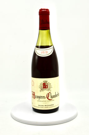1978 Domaine Henri Richard Mazoyeres-Chambertin, Grand Cru