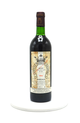 1983 Château Marquis d'Alesme Becker, Margaux