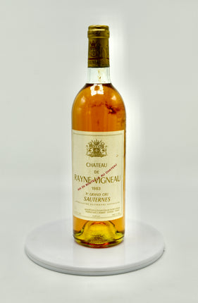 1983 Chateau de Rayne Vigneau, Sauternes
