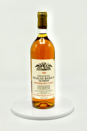1983 Château Sigalas Rabaud, Sauternes