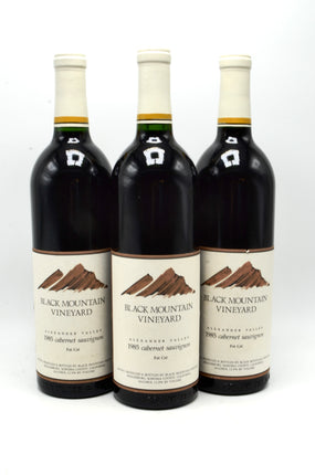 1985 Black Mountain Cabernet Sauvignon, Fat Cat, Alexander Valley, Sonoma County