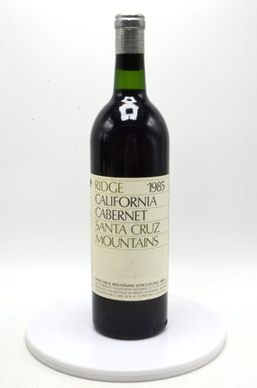 1985 Ridge Cabernet Sauvignon, Santa Cruz Mountains