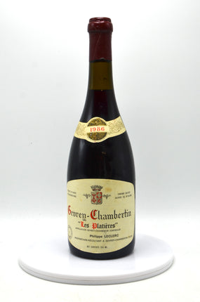 1986 Domaine Philippe LeClerc Gevrey-Chambertin, Les Platieres