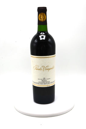 1986 Sarah's Vineyard Merlot, John Radike Vineyard, San Luis Obispo County