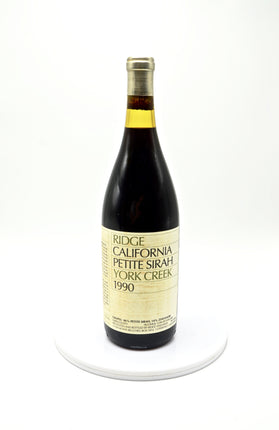 1990 Ridge Vineyards Petite Sirah, York Creek, Napa Valley