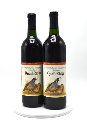 1992 Quail Ridge Cabernet Sauvignon, Oakville, Napa Valley