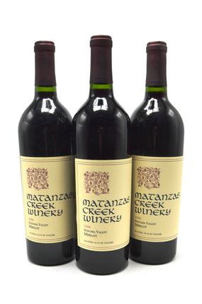 1996 Matanzas Creek Merlot, Sonoma County