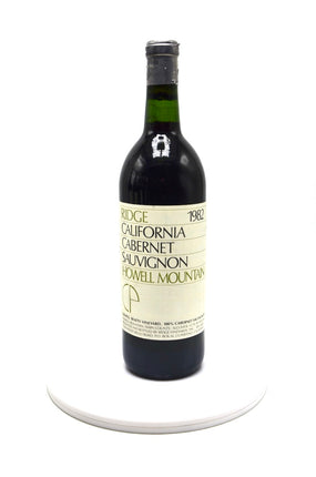 1982 Ridge Vineyards Cabernet Sauvignon, Howell Mountain CP (Cabernet Program)