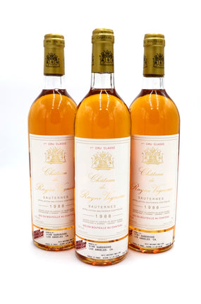 1988 Chateau de Rayne Vigneau, Sauternes