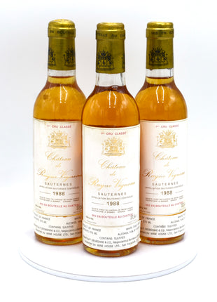 1988 Chateau de Rayne Vigneau, Sauternes (half-bottle)