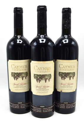 1986 Caymus Cabernet Sauvignon, Special Selection, Rutherford, Napa Valley