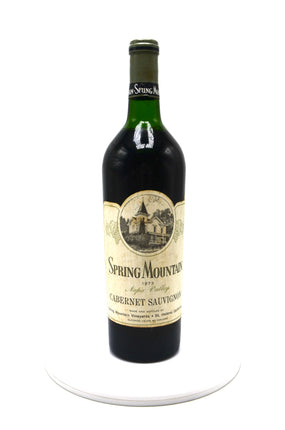 1973 Spring Mountain Vineyard Cabernet Sauvignon, Napa Valley