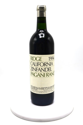 1994 Ridge Vineyards Zinfandel, Pagani Ranch, Sonoma Valley