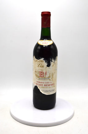 1962 Beaulieu Vineyard Georges de Latour Private Reserve Cabernet Sauvignon, Napa Valley