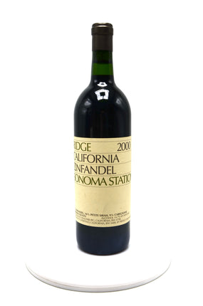 2000 Ridge Vineyards Late Harvest Zinfandel, Lytton Estate, Dry Creek Valley, Sonoma County