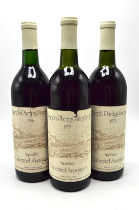 1978 Joseph Phelps Vineyards Cabernet Sauvignon, Napa Valley