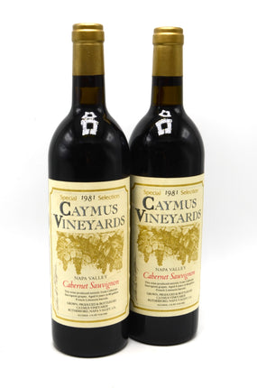 1981 Caymus Cabernet Sauvignon, Special Selection, Rutherford, Napa Valley