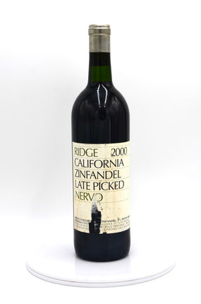 2000 Ridge Vineyards Late Picked Zinfandel, Nervo Vineyard, Sonoma County