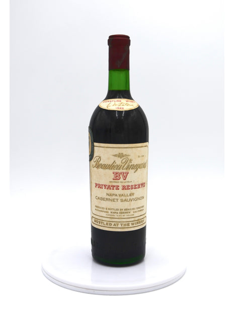 1942 Beaulieu Vineyard Georges de Latour Private Reserve Cabernet Sauvignon, Napa Valley