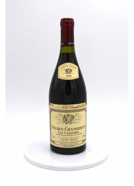 1929 Louis Jadot Gevrey-Chambertin, Les Cazetiers, Premier Cru