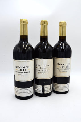 1944 Domaine Marie Rivesaltes, Vin Doux Naturel, Languedoc-Roussilon