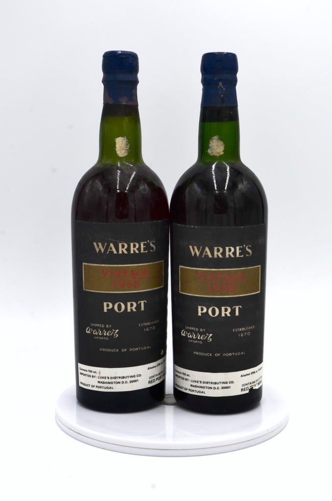 1958 Warre's Vintage Port – Wine Consigners Inc.