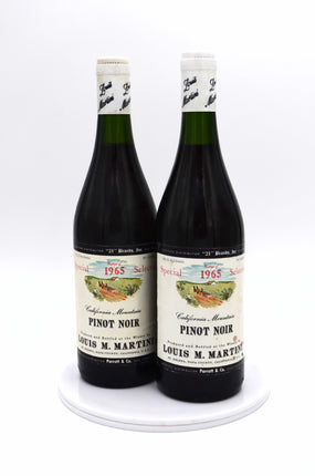 1965 Louis M. Martini Pinot Noir, Special Selection, Napa Valley