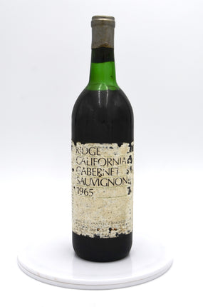1965 Ridge Vineyards Cabernet Sauvignon, Monte Bello, Santa Cruz Mountains