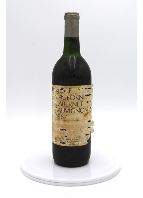 1967 Ridge Vineyards Cabernet Sauvignon, Monte Bello, Santa Cruz Mountains